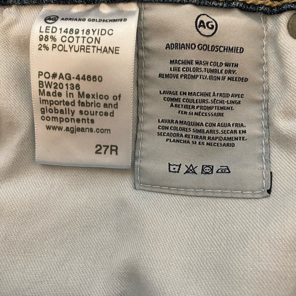 AG Jean Shorts - size 27 - Picture 3 of 3